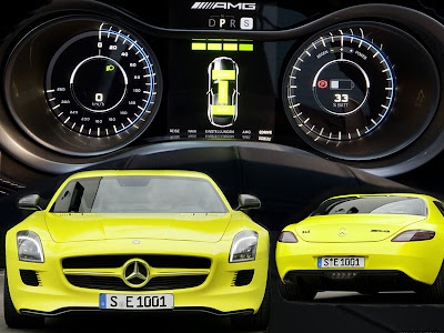  Mercedes-Benz Sports 2010 Cars SLS AMG E-Cell Concept 