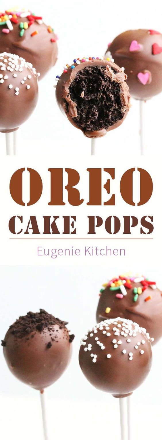 The easiest cake pops ever! Cream cheese, Oreo cookies and melted chocolate will make a perfect Valentine's Day gift.
