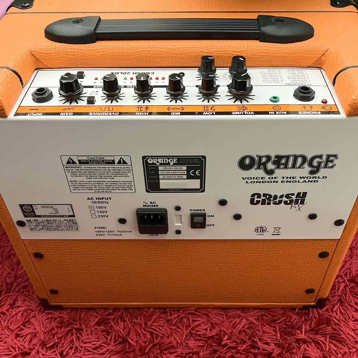 ORANGE　CRUSH 20LDX　ギターアンプ