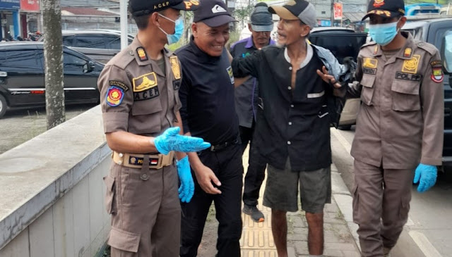 Satpol PP Tangerang Razia Pengemis Pagi dan Sore