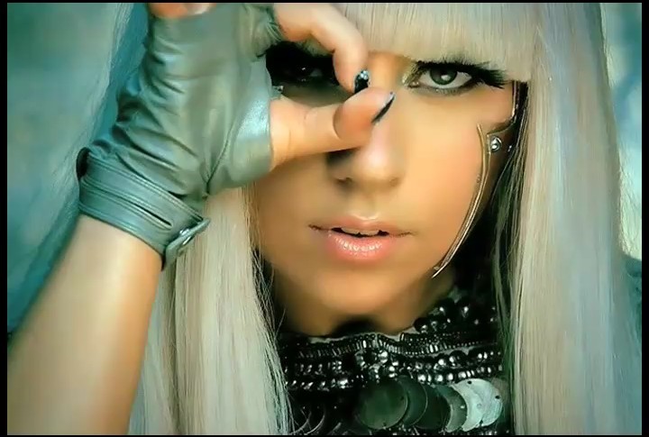 lady gaga eyes close up