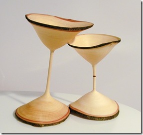 A Couple of Quirky Maple Goblets