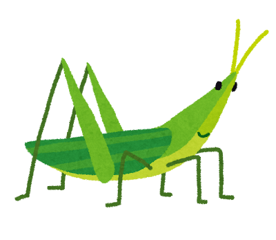 ショウリョウバッタのイラスト