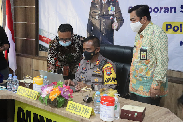 Sinergitas Polres Pamekasan Dengan Kantor Pajak Pratama