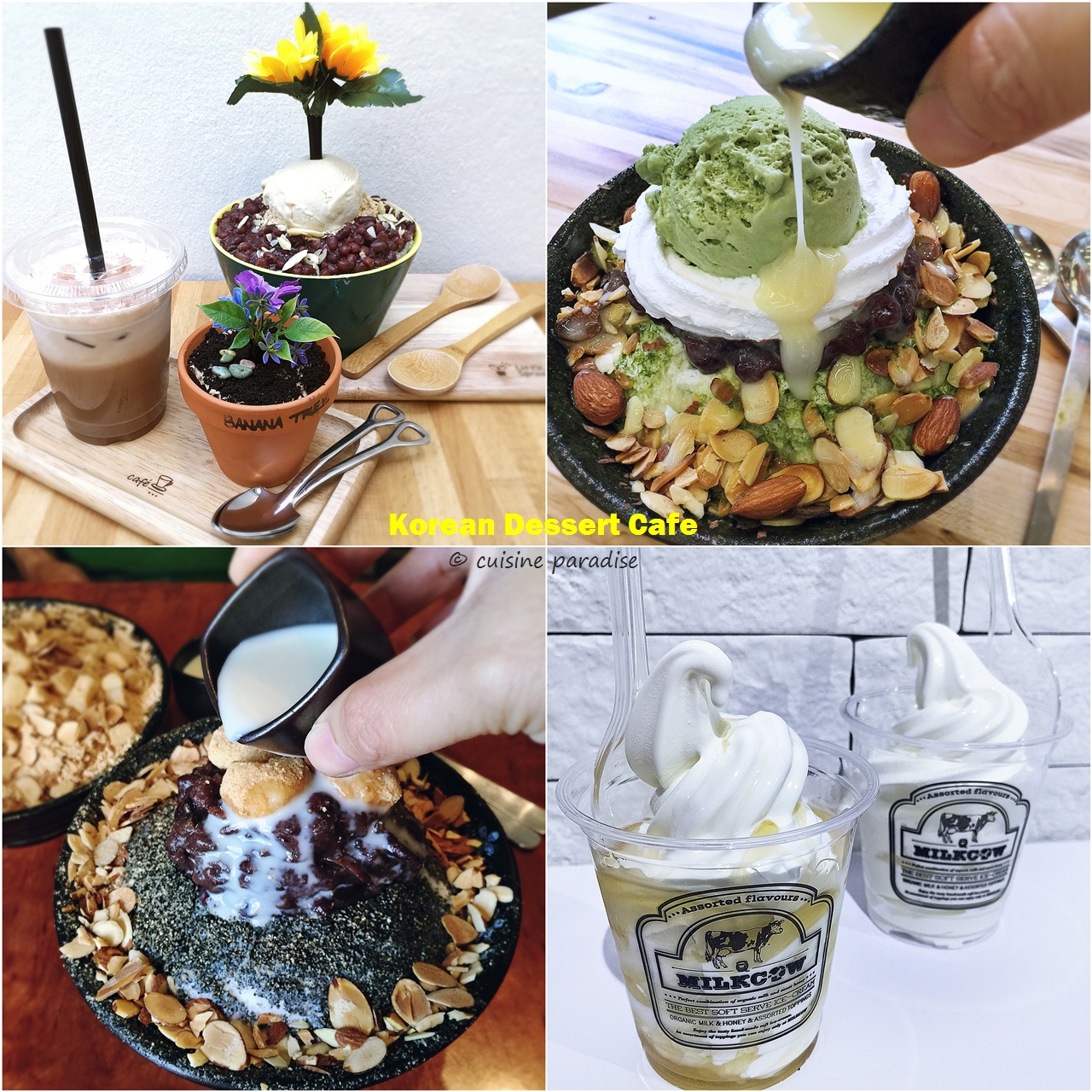 Cuisine Paradise Singapore Food Blog Recipes Reviews And Travel Korean Dessert In Singapore Bingsu Vs Soft Serve Ice Cream