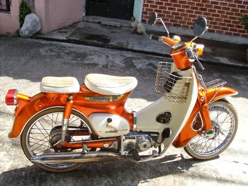 modifikasi honda c70 retro