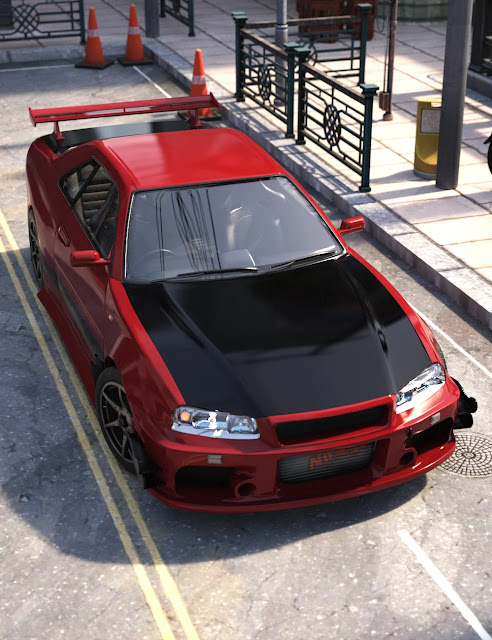 Rev Your Engines: Explore the Ultimate JDM Legends Car Bundle in DAZ Studio