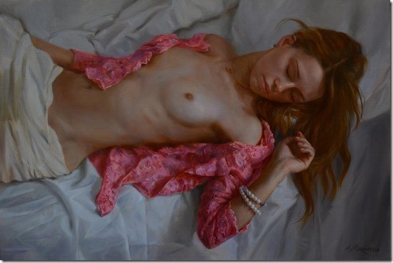 the pearl bracelet - Anna-Marinova - ENKAUSTIKOS