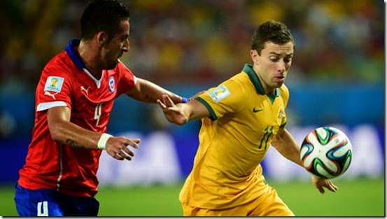 Chile derrota 3-1 a Australia (+Video) #Mundial2014