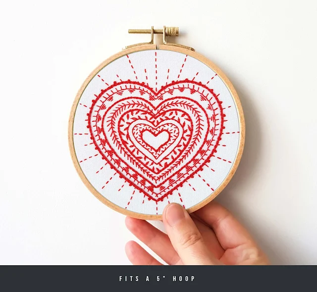 Red Heart Pattern