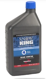 Snow blower oil