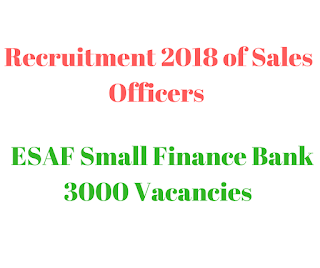 Bank Recruitment 2018,
