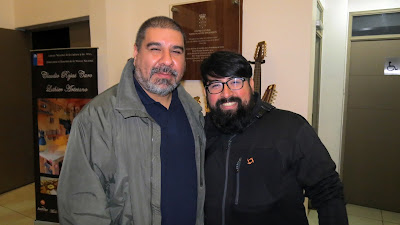 Los luthier Claudio Rojas y Eduardo Cornejo