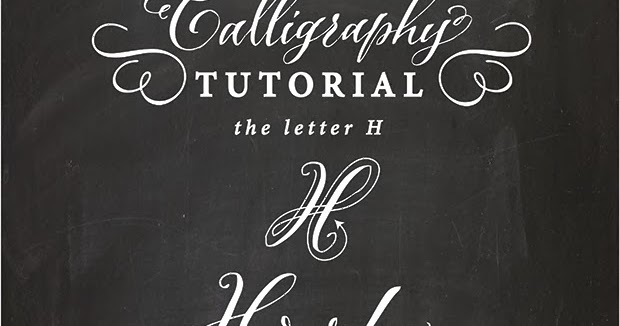 Antiquaria Calligraphy Tutorial The Capital Letter H