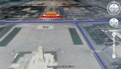 screen shot of marathon route