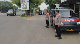 Patroli Sore Polsek Kedokanbunder, Upaya Cegah Gangguan Kamtibmas