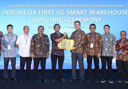 Perdana Di Indonesia, Telkomsel Bersma Huawei Resmikan 5G Smart Warehouse Dan 5G Innovation Center