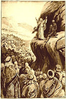 Moses Blesses the Tribes