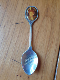 Margaret Thatcher souvenir tea spoon