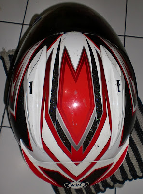 Dijual: KYT Racing Helmet Full Face (ukuran XL) - Murah 