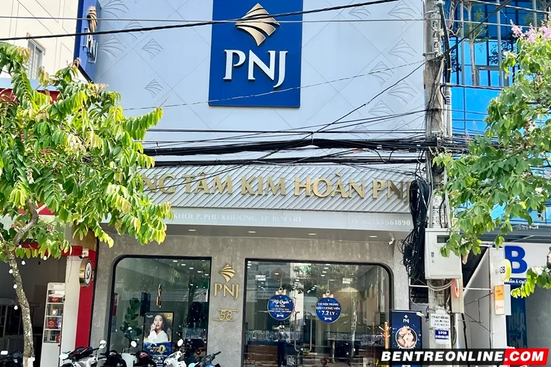 Cửa hàng trang sức PNJ 58 Đồng Khởi Bến Tre