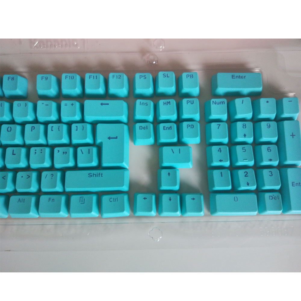 Double shot PBT backlit Translucent Miami keycaps for ANSI ...