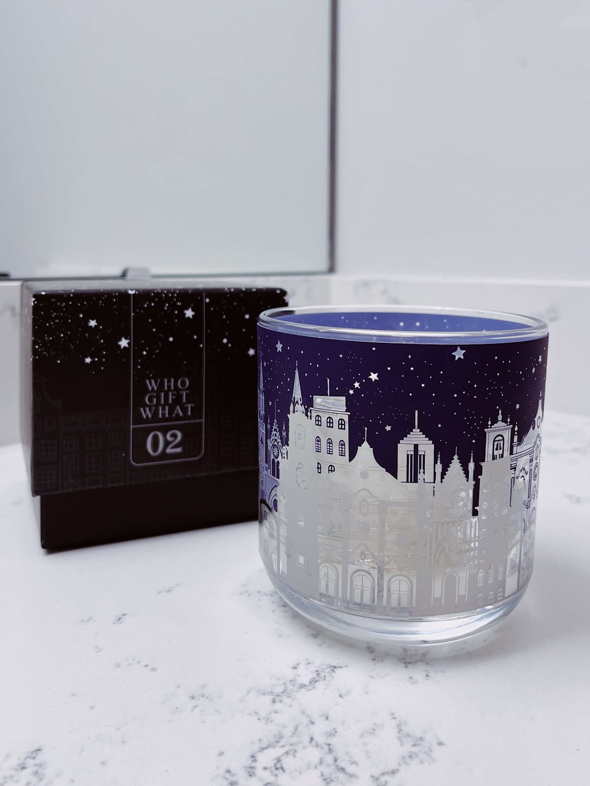 星空镂空香薰蜡烛 star-city-decor-scented-candle