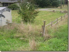 fence on the fast corner