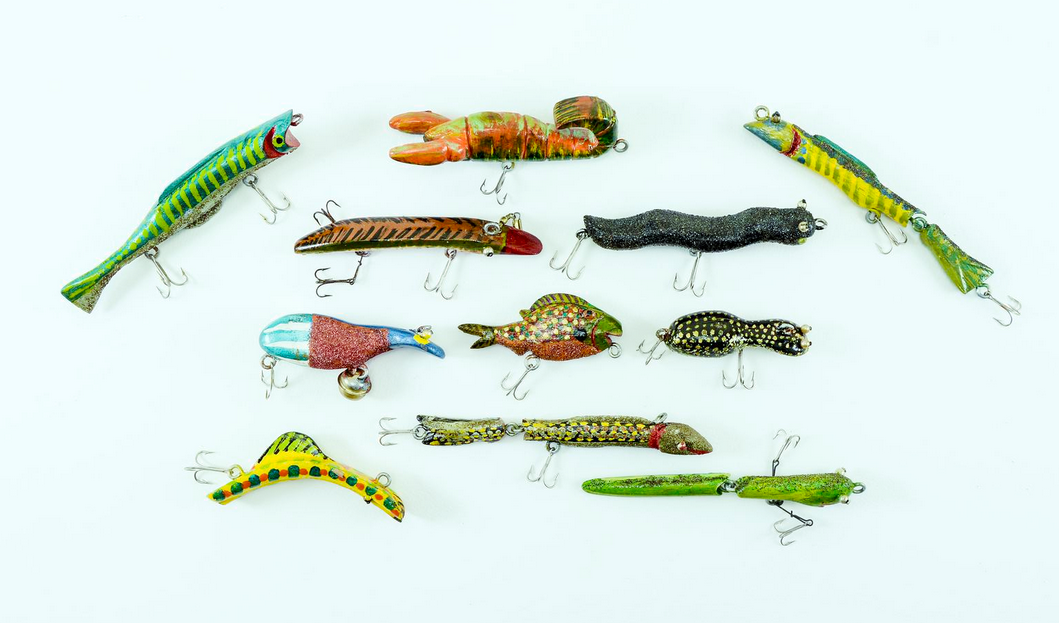 Chance's Folk Art Fishing Lure Research Blog: Lang's Auction Oct. 2015-  Stuff I liked