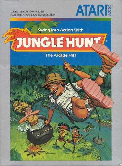 Portada videojuego Jungle Hunt