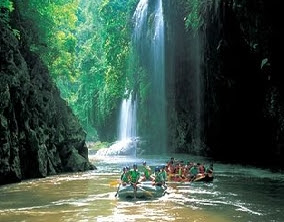 Thi Lo Le Waterfall Rafting in Tak Province of Thailand