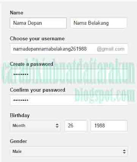 Bikin Email Baru