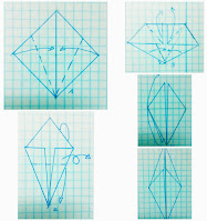 diagrama base pez origami