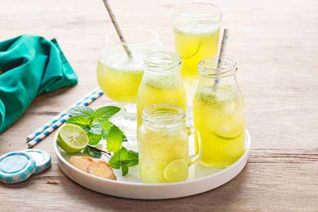 Pineapplae Ginger Lemonade