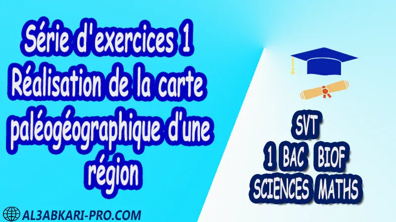 Série d'exercices 1 Réalisation de la carte paléogéographique d’une région - SVT 1 ère Bac Sciences Mathematiques biof PDF Sciences de la Vie et de la Terre SVT 1 ère Bac Sciences Mathématiques biof Cours résumé devoirs corrigés exercice corrigé Documents Activités Fiche pédagogique Devoir de semestre 1 Devoirs de semestre 2 Exercices corrigés