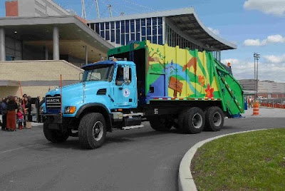Environmental Awareness Garbage Art Truck