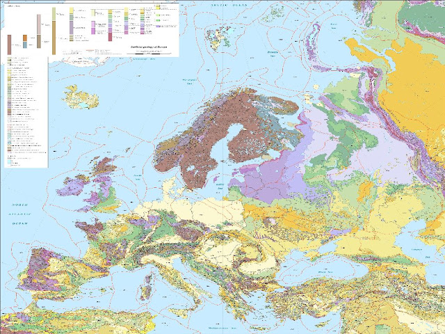 Geological Map Of Europe