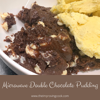 Microwave Double Chocolate Pudding