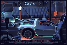 Back to the Future Screen Print by Laurent Durieux