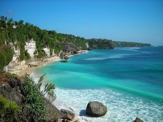 panorama sawarna beach