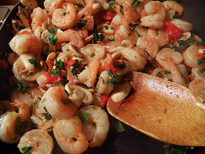 Shrimp Scampi in Skillet