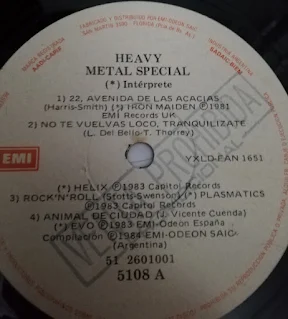 Compilado - Heavy metal special (1984)
