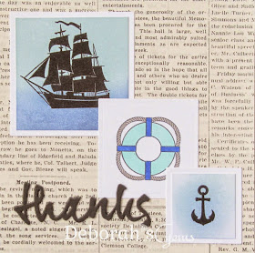 Nautical Thanks - photo by Deborah Frings - Deborah's Gems