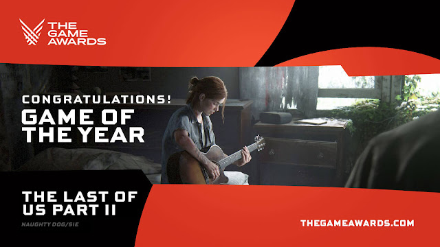 the last of us part 2 game of the year the game awards 2020 naughty dog