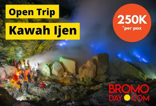 Paket Wisata Open Trip Blue Fire Kawah Ijen dari Banyuwangi