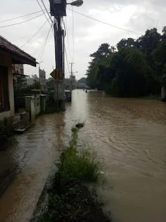 Curah Hujan Tinggi Sebagian Kota Cirebon Terendam Banjir