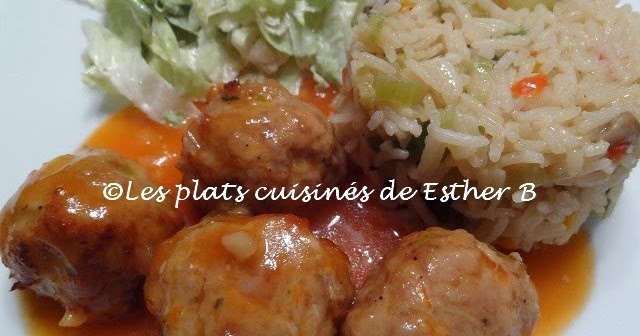 Recette de boulettes de porc sauce aigre-douce