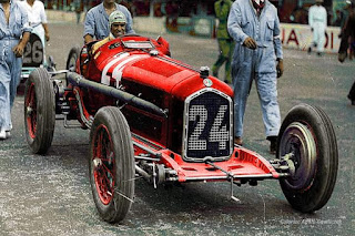 1932 GP Monza (#24 Tazio Nuvolari - poz.3) Alfa Romeo Tipo B/P3