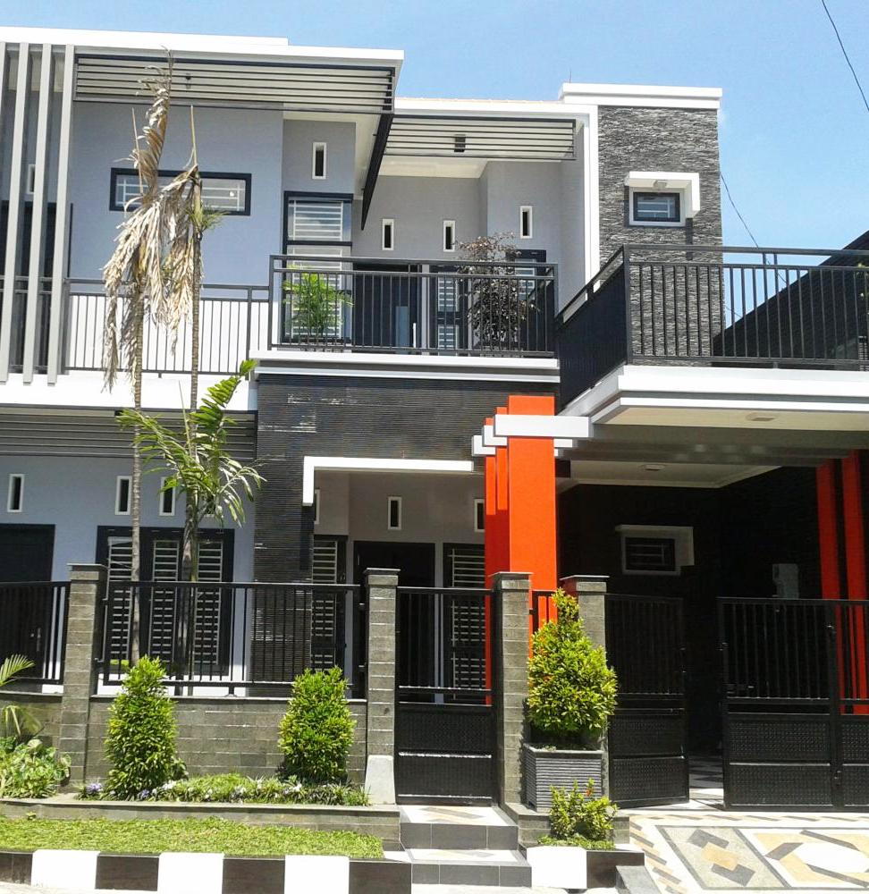 50 rumah  minimalis  1 lantai  2  lantai  tampak  depan 