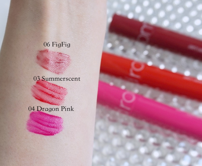 Rom&nd Juicy Lasting Tint Summer Pink Series